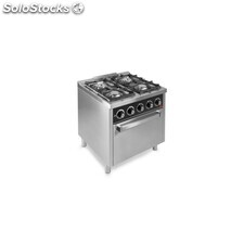 Cocina con horno 4 fuegos a gas - HR Serie 750