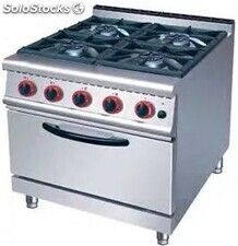 Cocina con horno con horno a gas. MK-90-HG