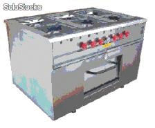 Cocina economica 6 platos con horno