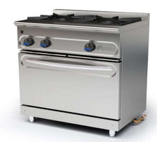 Cocina Industrial 2 Fuegos con Horno