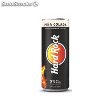 Cocktail premium piña colada hard rock 5% alcohol lata 33 cl