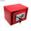 coffre fort, 22L Clef + code, rouge - 1