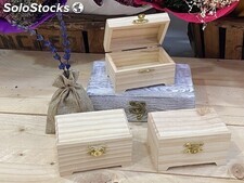 Cofre de madera para regalos de boda