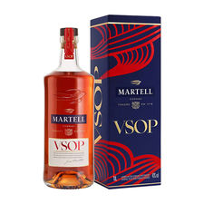 Cognac Martell VSOP Red Barrell 1,00 Litro 40º (R) + Sprawa 1.00 L.