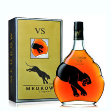 Cognac Meukow V.s. Black 1,00 Litro 40º (R) + Caso 1.00 L.