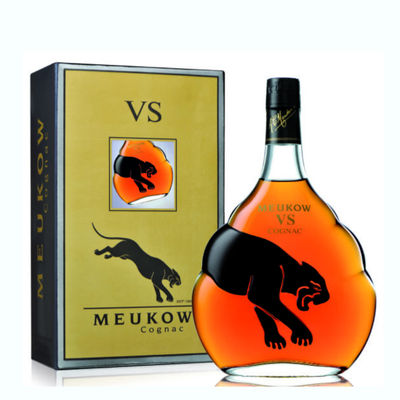 Cognac Meukow V.s. Black 1,00 Litro 40º (R) + Kiste 1.00 L.