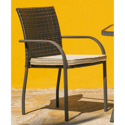 Cojín de asiento para sillón modelo Sevilla 3/D, desenfundable y con un bies