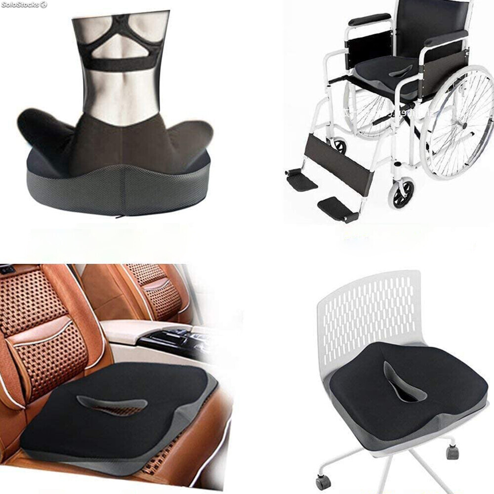 Oen Cojín ergonómico para silla ortopédica con memoria cervical acolchado