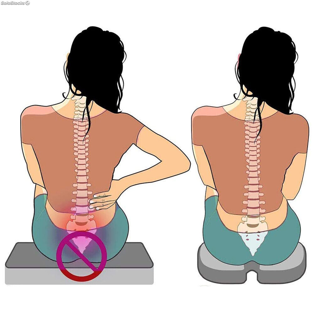 Ortopedica Genesaret - Cojin ortopédico para COXIS Diseño ergonómico: Por  pasar mucho tiempo conduciendo y sentado se presenta dolor de espalda baja  Este cojín de asiento te dará el apoyo y alivio