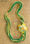 colar de malha - trapilho com flor de fuxico - Foto 3