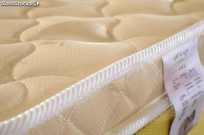 Colchón de muelles de acolchado con fibras de palemra ecológico de 5cm - Foto 3