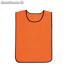 Colete desporto poliéster laranja fluorescente MIMO9527-71