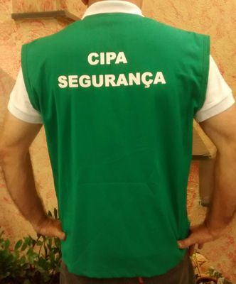 Colete verde CIPA para identificação de integrantes da CIPA Segurança - Foto 2