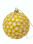 Colgante adorno navidad christmas bola amarillo pequeño alta calidad - 1