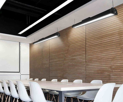 Colgante de oficina suspendido LED Iluminación lineal 120W Perfil de aluminio - Foto 4