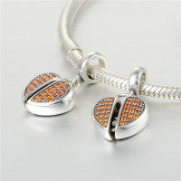 colgante plata para collar, diseño de corazón con circónes rojos . - Foto 5