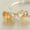colgante plata para collar o pulsera diseño de corazón , color dorado+chapado - Foto 4