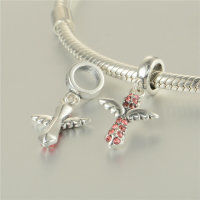 colgante plata para collar o pulsera,diseño de cruz con piedras rojas - Foto 3