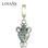 colgante plata para collar o pulsera,diseño de florero con piedras - 1