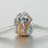 colgante plata para collar o pulsera, diseño de panda con piedras naranjas - Foto 4