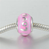 colgante plata para collar o pulsera diseño de pola con esmalte rosado. - Foto 4