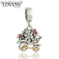 colgante plata para collar /pulsera,diseño de flores+motocicleta+piedras