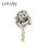 colgante plata para collar /pulsera,diseño de león con letras LOVE - 1
