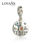 colgante plata para collar /pulsera,diseño de ronda con dibujo Elizabeth Tower - 1