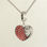 colgante plata para collor/pulsera, diseño de corazón con piedras y una cara - Foto 2