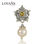 colgante plata para collor/pulsera ,diseño de flor+perla,estilo clásico - 1