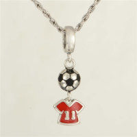 colgante plata para pulsera diseño de anillo+fútbol+uniformes - Foto 2