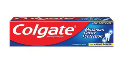 Colgate Max Fresh mit aufhellender Zahnpasta mit Mini-Atemstreifen, kühle Minz - Foto 2