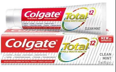 Colgate Max Fresh mit aufhellender Zahnpasta mit Mini-Atemstreifen, kühle Minz - Foto 3