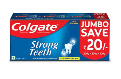Colgate Max Fresh with Whitening Toothpaste with Mini Breath Strips, Cool Mint - Foto 4