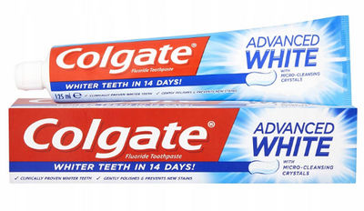 Colgate toothpaste advanced whitening 125 ml