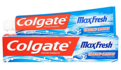Colgate toothpaste max fresh cooling crystals cool mint 125 ml