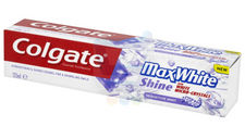 Colgate toothpaste max white shine crystals mint gel 125 ml