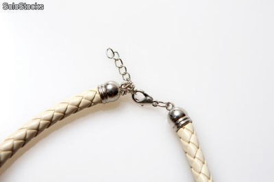 Collar de cordón de cuero de alta calidad - Foto 4