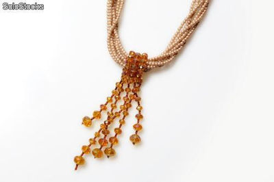Collar de perla de cristal coreana - Foto 2
