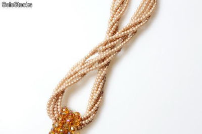 Collar de perla de cristal coreana - Foto 4