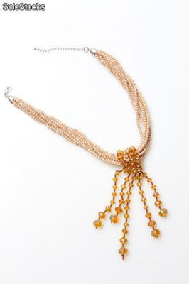 Collar de perla de cristal coreana - Foto 5