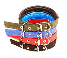 Collar para perros en diferentes colores (38 x 2 cm) mod. PHOENIX - TALLA S Azul