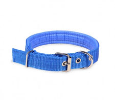 Collar para perros en diferentes colores (58 x 3 cm) mod. PHOENIX - TALLA M Azul