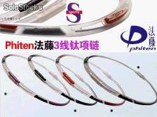 Collar Phiten 3 Lineas Con Micro Esferas De Titanio, Sport