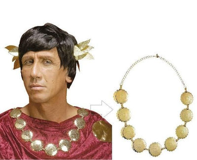 Collar romano con medallones