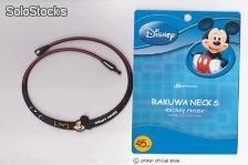 Collar Terapeutico Phiten Disney Mickey Rojo y Negro