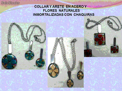 Collar y aretes