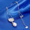 Collares de perlas grandes de plata con circónes diseño de gota agua - Foto 2