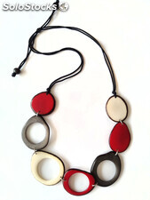 Collares hechos a mano, collar en tagua, collares artesanales, joyeria en tagua