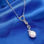 Collares perlas largos de plata 925 con circónes fabricante de joyería plata - Foto 3